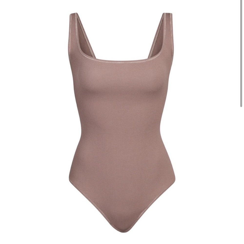 Skims cotton rib body suit
